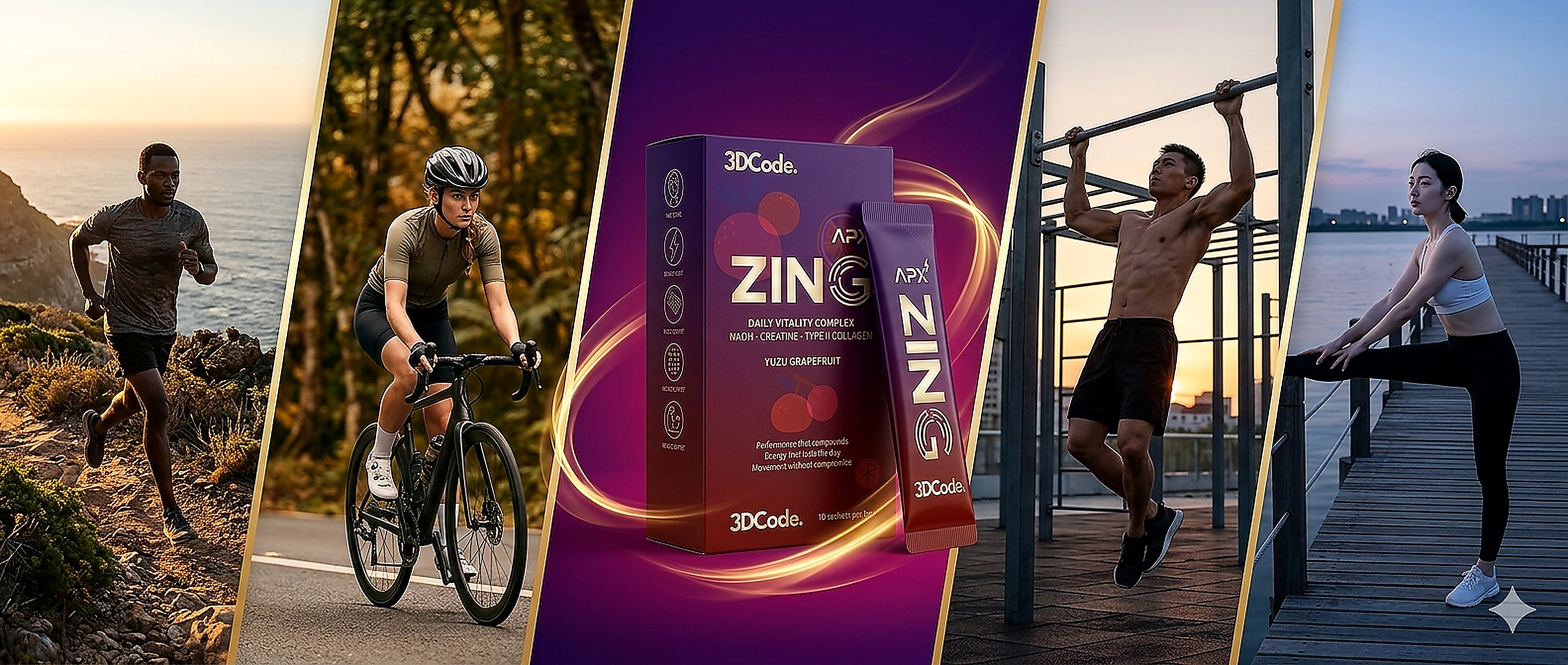 Built for bodies in motion — ZING active lifestyle