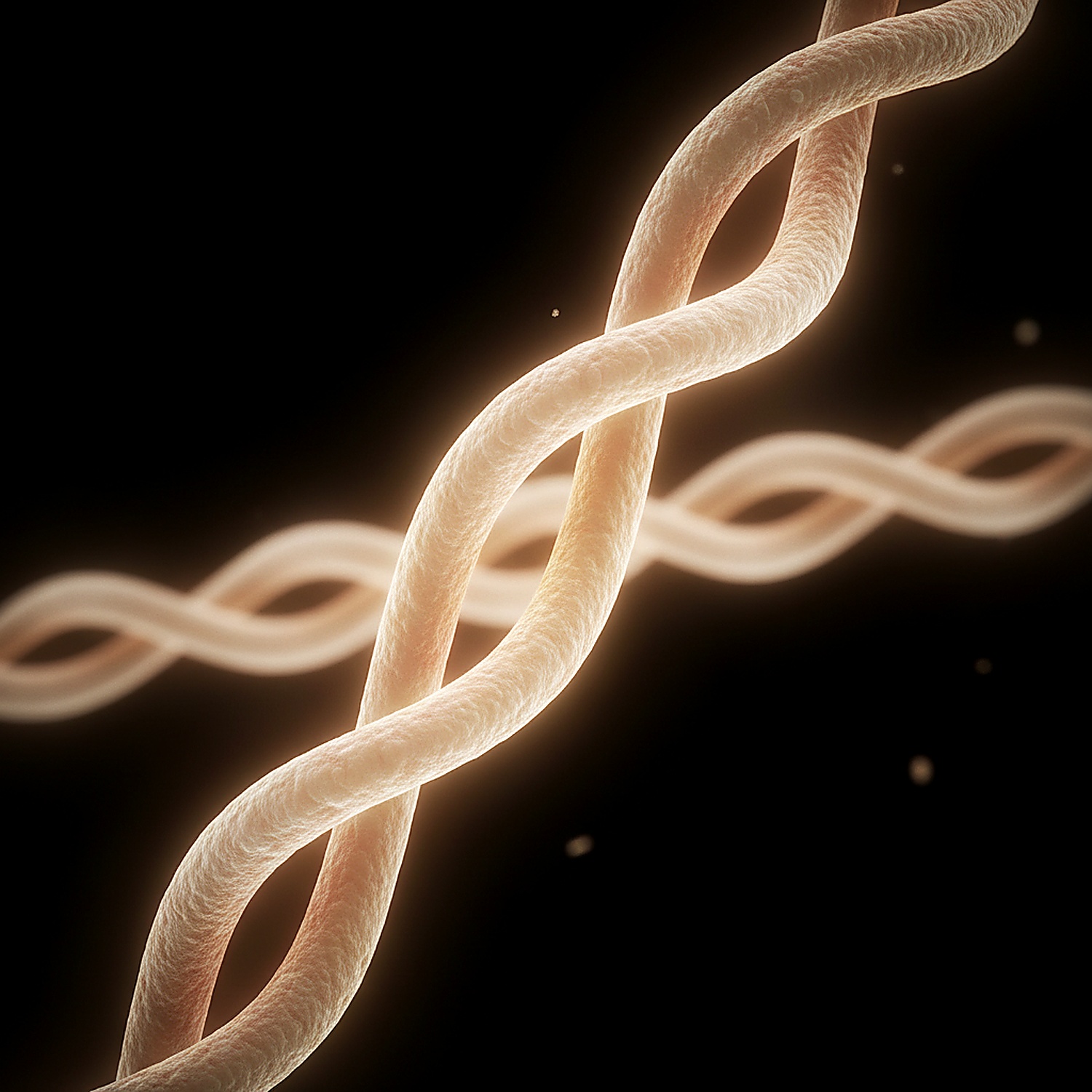 Native Type II collagen fibres